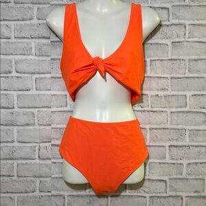 Bright Orange Bikini Set, size 2XL